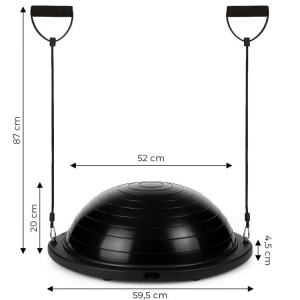 Balans platforma sa ekspanzerima, Half Ball balans trener + pumpa, ModernHome - Img 11