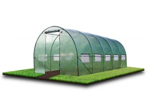 Baštenski plastenik tunel 5-segmentni Zeleni 8 x 3 x 2 M - Img 5
