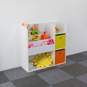 Drvena decija polica organizer sa policama 02A ECOTOYS - Img 5