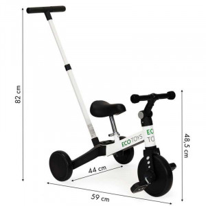 ECOTOYS TRICIKL 2U1 WHITE - Img 8