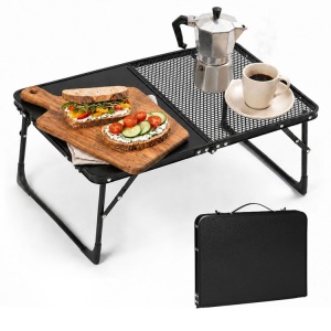 Kamperski sklopivi stočić 60 × 40 cm – Black MultiGarden - Img 2