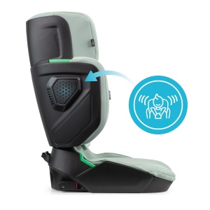 Kidnort Mane auto sedište i-size 100-150cm green - Img 2