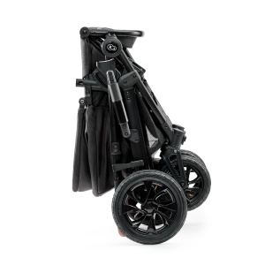 KINDERKRAFT KOLICA ZA BEBE 3U1 PRIME MINK PRO BLACK - Img 8