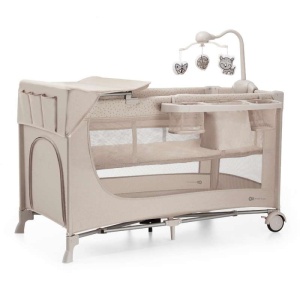 KINDERKRAFT PRENOSIVI KREVETAC JOY 2 BEIGE SA DODACIMA - Img 2