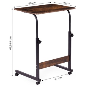 Mobilni sto za laptop sa podešavanjem visine – Walnut ModernHome - Img 9