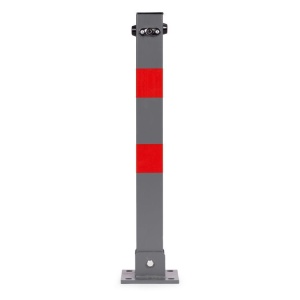 Sklopiva Parking barijera STUB sivi 60 cm with Key and Reflective Stripes - Img 6