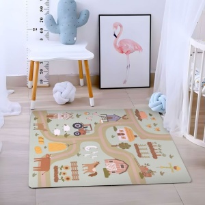 Velika podloga za igru EVA FOAM Farma 02 90.5x90.5 cm 21 deo ECOTOYS - Img 2