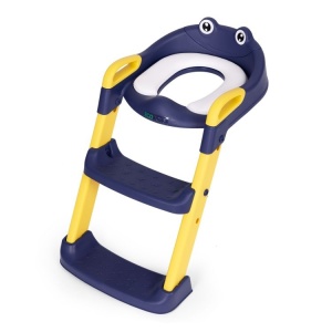 Adapter za wc šolju za decu sa stepenikom, blue, ECOTOYS - Img 4