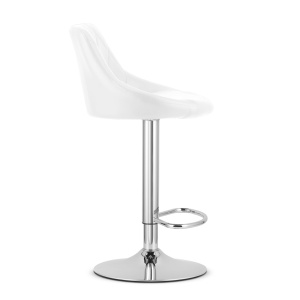 Barska stolica Kast white eco / chrom baza - Img 4