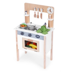 Dečija kuhinja sa 8 dodataka, rernom, slavinom i sudoperom ECOTOYS - Img 2