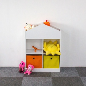 Drvena decija polica organizer 03A ECOTOYS - Img 6