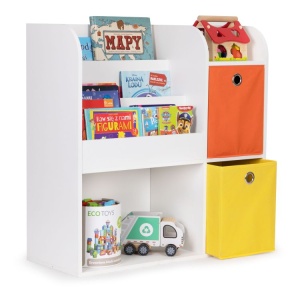 Drvena decija polica organizer sa policama 02A ECOTOYS - Img 2
