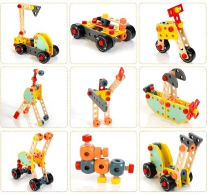 Drvena radionica za decu, sto sa alatom – ECOTOYS - Img 9