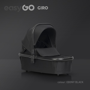 EUROCART EASY GO GIRO 2U1 KOLICA ZA BEBE EBONY BLACK - Img 8