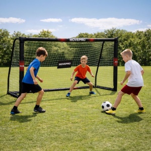 Fudbalski gol sa mrežom 240 × 160 × 85 cm – MOVEPRO - Img 2