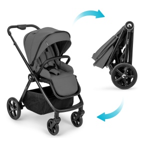 Kidnort Alskar kolica za bebe set 2u1 grey - Img 9