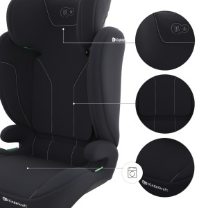 KINDERKRAFT AUTOSEDISTE I-SPARK 2 PLUS I SIZE BLACK - Img 6