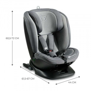 KINDERKRAFT AUTOSEDISTE XPEDITION2 I-SIZE 40-150CM BLACK - Img 7