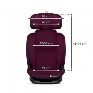 KINDERKRAFT AUTOSEDITE ONETO3 76-150CM CHERRY PEARL - Img 7