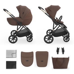 KINDERKRAFT KOLICA 2U1 PRIME 3 BROWN