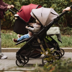 KINDERKRAFT KOLICA ZA BEBE GRANDE 2 BEIGE - Img 5