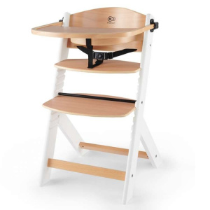 KINDERKRAFT STOLICA ZA HRANJENJE 2U1 ENOCK NATUR+WHITE - Img 1