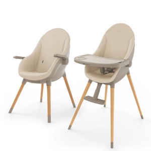 KINDERKRAFT STOLICA ZA HRANJENJE 2U1 FINI UP BEIGE
