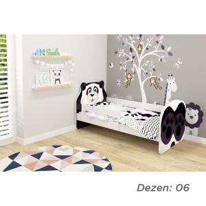 KREVET ZA DECU ANIMALS 160X80 CM WHITE ACMA VII 06 - Img 2