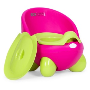 Noša za decu sa uklonivim umetkom i neklizajućim nogicama, roze - zelena, ECOTOYS - Img 5