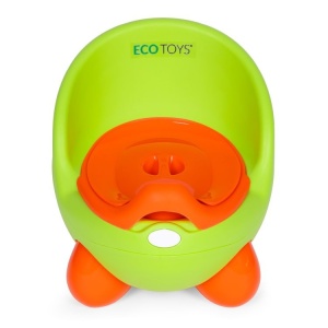 Noša za decu sa uklonivim umetkom i neklizajućim nogicama, zelena, ECOTOYS - Img 1