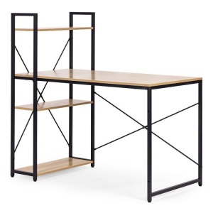 Radni sto 120x60 cm sa policama Light Style ModernHome - Img 6