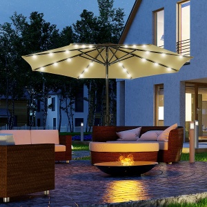 Suncobran sa led osvetljenjem brown Bolzz - Img 3