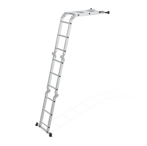 Aluminijumske višenamenske merdevine 4x3, sa šarkama, sklopive, nosivost 150 kg, ModernHome - Img 7