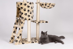 Češko za mačke 138cm XL leo beige - Img 6