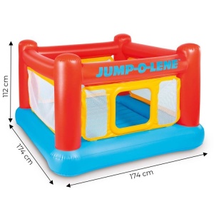 Dečiji dvorac na naduvavanje za skakanje INTEX 174 × 174 × 112 cm - Img 5