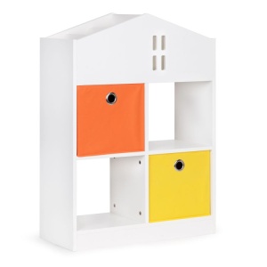 Drvena decija polica organizer 03A ECOTOYS - Img 3