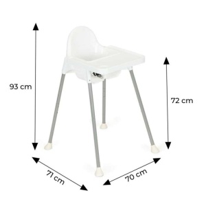 ECOTOYS STOLICA ZA HRANJENJE WHITE - Img 6
