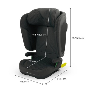 Kinderkraft auto sediste UNITY 2 I-Size BLACK - Img 5