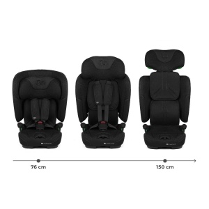 KINDERKRAFT AUTOSEDISTE FIX2GO I-SIZE 76-150CM BLACK - Img 3