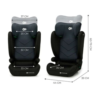 KINDERKRAFT AUTOSEDISTE I-SPARK I SIZE BLACK - Img 4