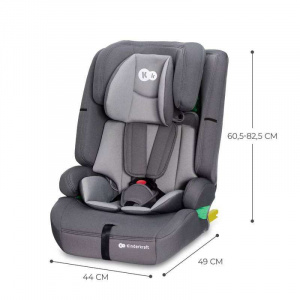 KINDERKRAFT AUTOSEDISTE SAFETY FIX2 I-SIZE 76-150CM GREY - Img 8