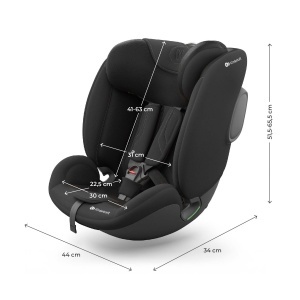 KINDERKRAFT SET AUTO SEDIŠTA I-LITE I-FIX ENDURA SAFE SA ISOFIX BAZOM BLACK - Img 9