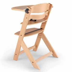 KINDERKRAFT STOLICA ZA HRANJENJE 2U1 ENOCK WOODEN NATURAL - Img 2