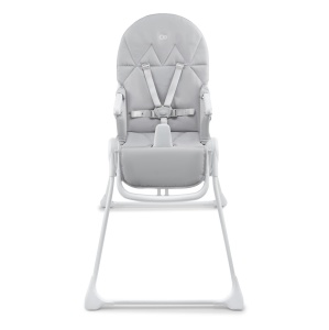 KINDERKRAFT STOLICA ZA HRANJENJE BINCI LIGHT GREY - Img 5