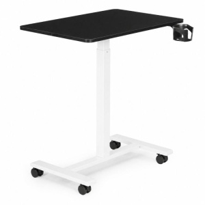 Mobilni podesivi sto za laptop 70 × 48 cm, visina 71,5–112 cm, crna radna ploča – ModernHome - Img 8