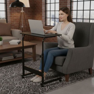 Prenosivi pomoćni sto za laptop, crni – ModernHome - Img 3