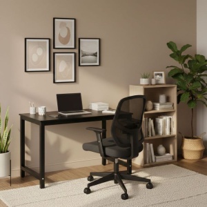Radni sto za računar 120 × 60 cm – Black ModernHome - Img 3