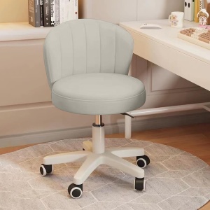 ROTIRAJUĆA STOLICA SA NASLONOM, PODESIVA, ZA SALON - ORDINACIJU MODERNO 12 - Img 4