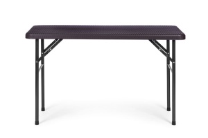 Sklopivi set 120 cm Sto sa 2 Klupe banquet – BROWN - Img 4