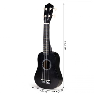 Ukulele gitara za decu 4 zice crna - Img 7